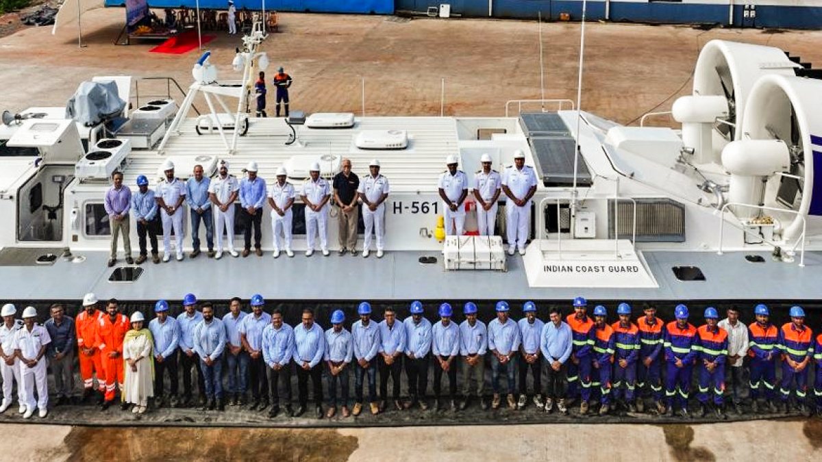 First indigenous air cushion vehicle inducted into Indian Coast Guard