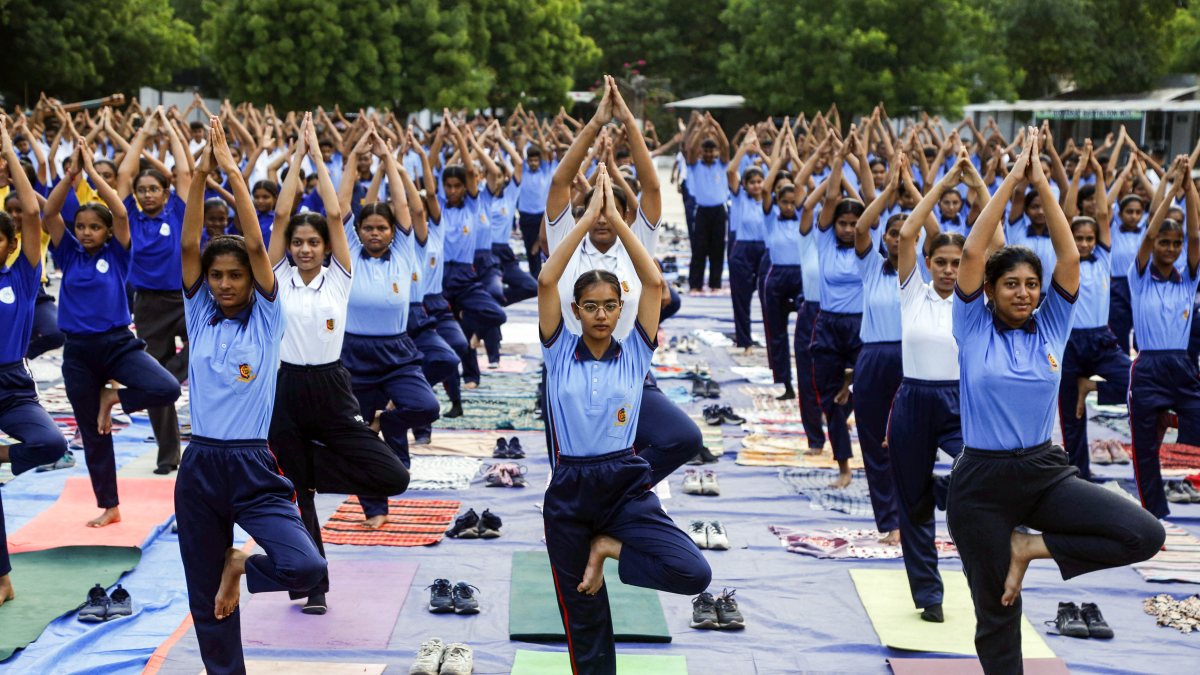 NCC students practice yoga ahead of International Yoga Day 2026
