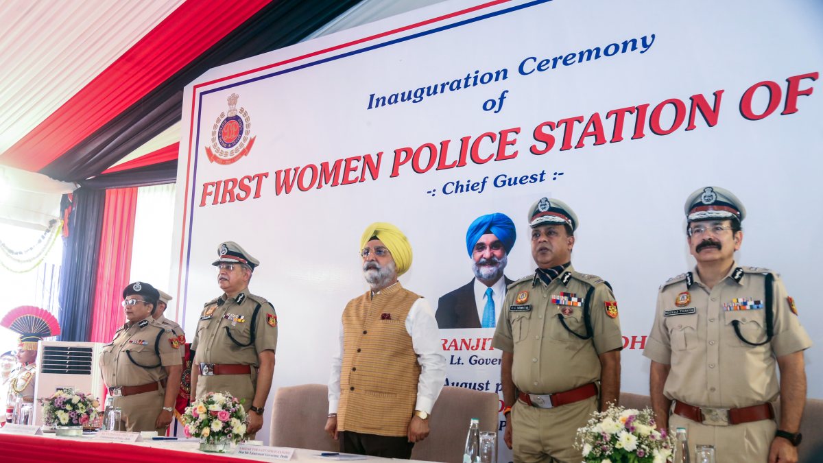 Delhi Lt. Governor Taranjit Singh Sandhu, along with Delhi Police Commissioner…