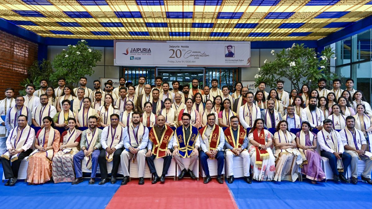 BJP MP Anurag Thakur at Jaipuria Institute convocation