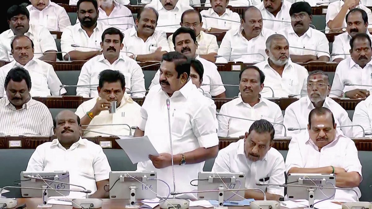 Aiadmk mla palaniswami speaks at tamil nadu assembly session
