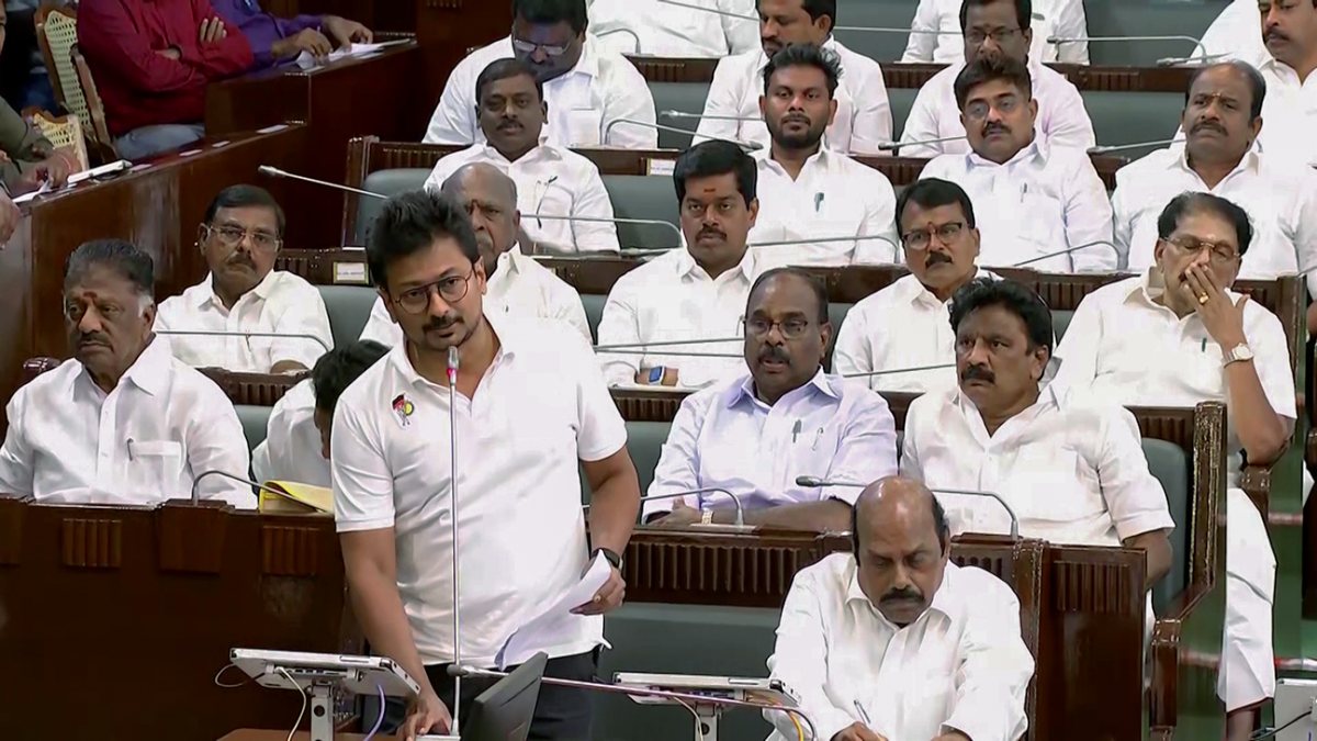 Udhayanidhi Stalin speaks on second day of Tamil Nadu Assembly session