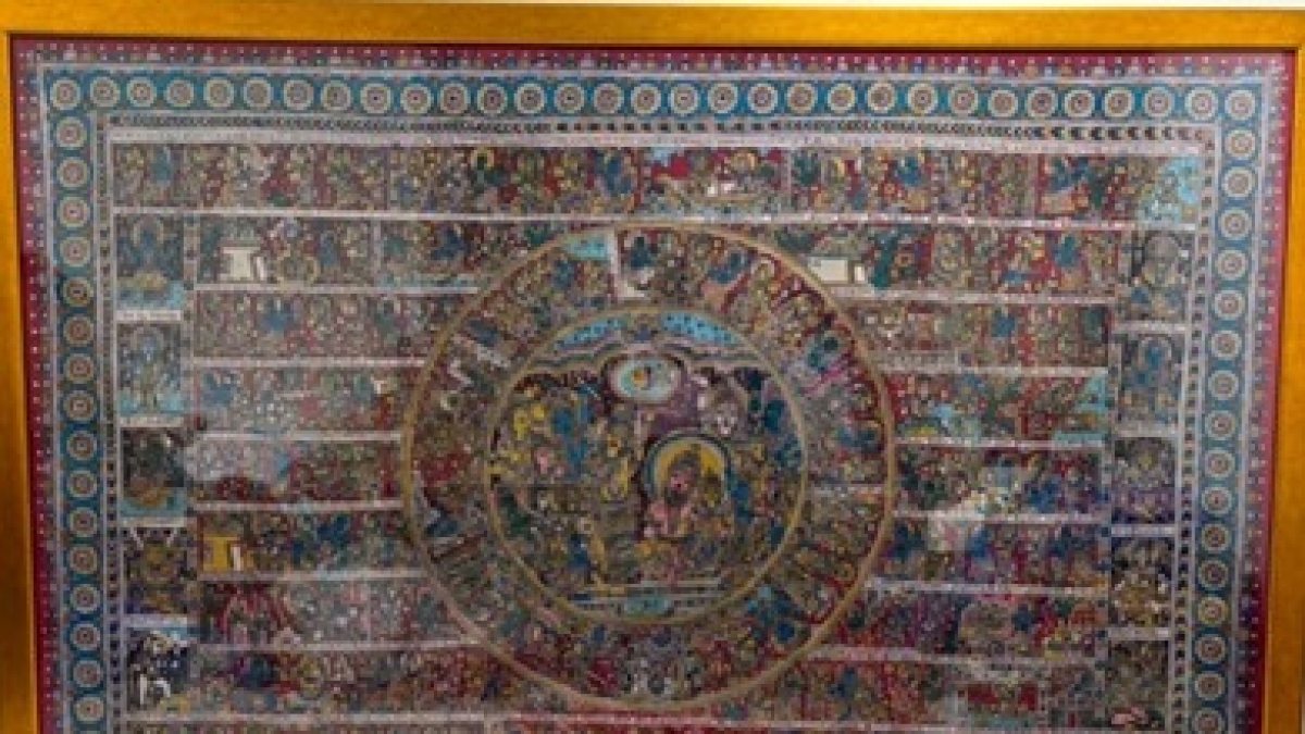 PM Modi gifts Kalamkari Mahabharata painting to French President Macron