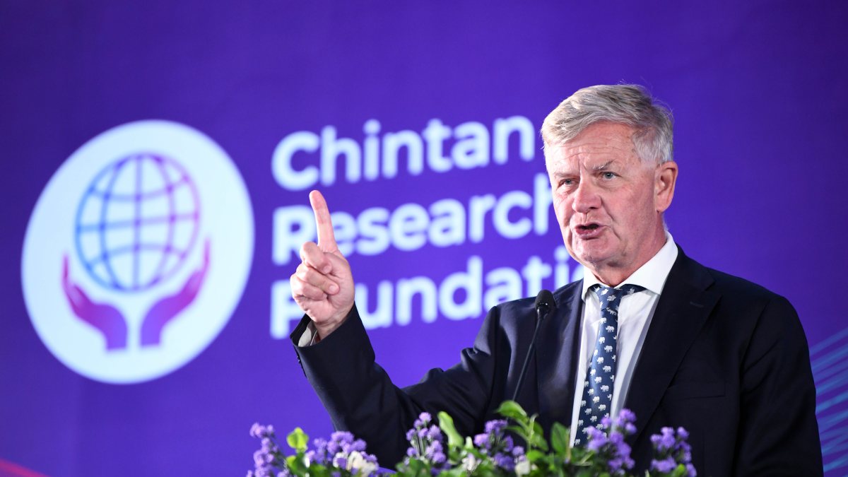 Erik Solheim speaks at Chintan Research Foundation event in Delhi