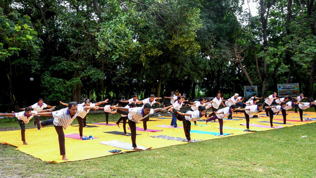 Rehearsals for International Yoga Day begin at Kolkata's Rabindra Sarobar