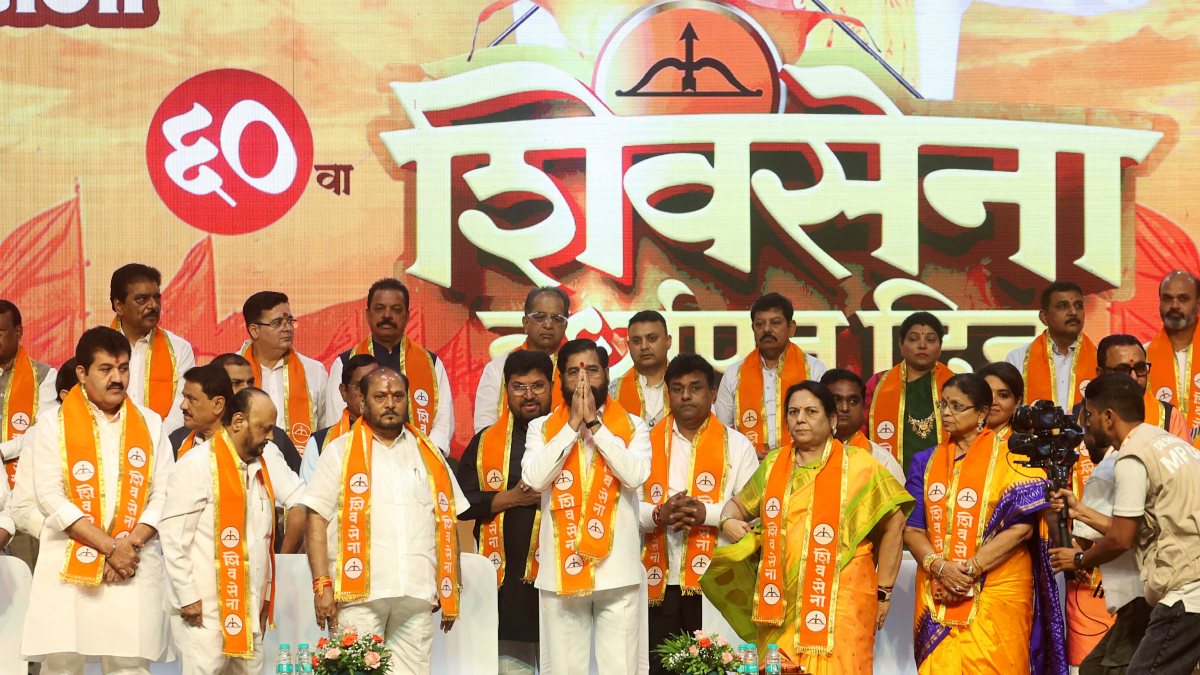 Maharashtra deputy CM Shinde attends Shiv Sena's 60th foundation day