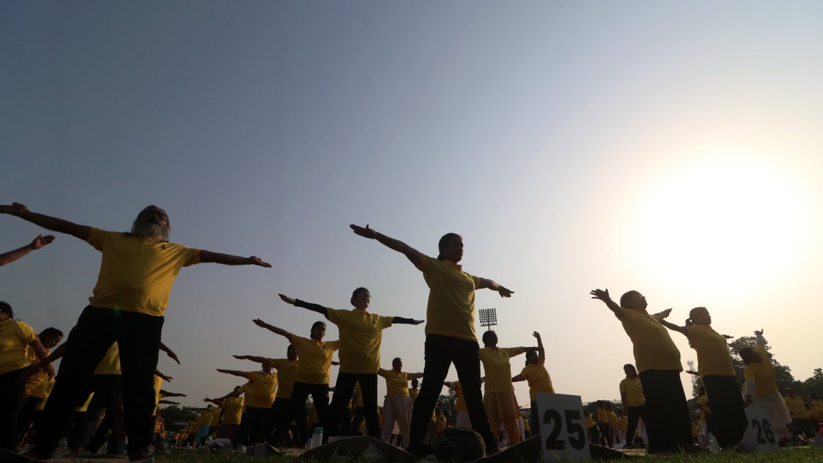 Yoga camp held in Lucknow ahead of International Yoga Day 2026