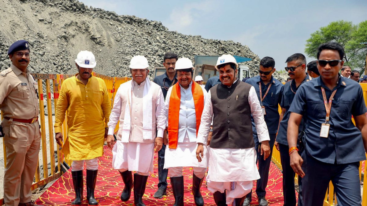 Madhya Pradesh CM Yadav, Union Minister Khattar inspect Kanh Close Duct Project