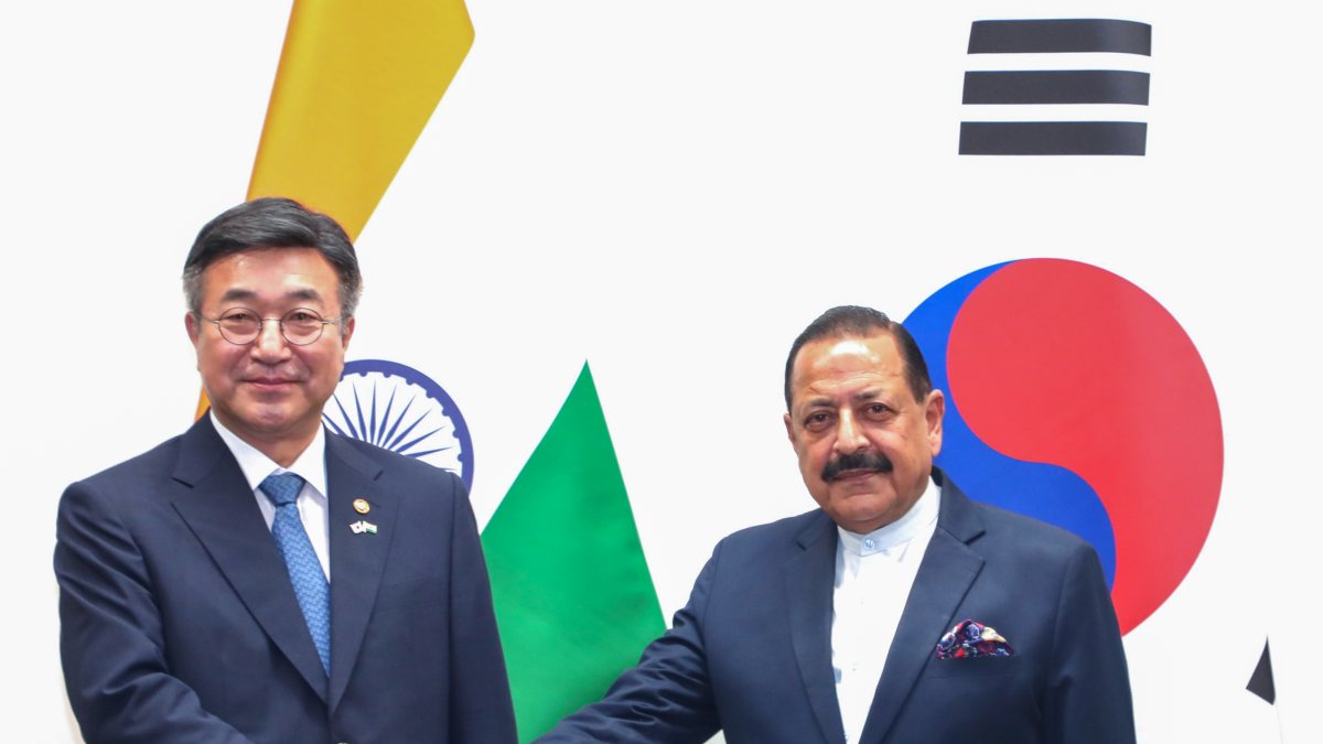 Jitendra Singh meets South Korea's interior minister in New Delhi