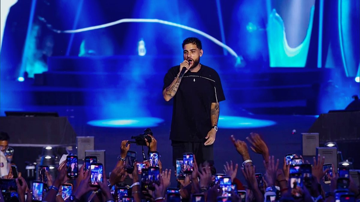 Karan Aujla performs at one8 Global Premiere in New Delhi