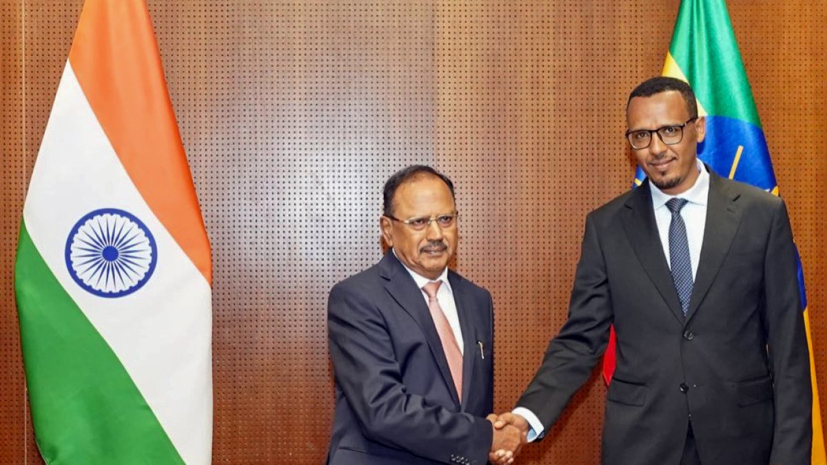 NSA Ajit Doval, KC meets Executive Director of Analysis at the National…