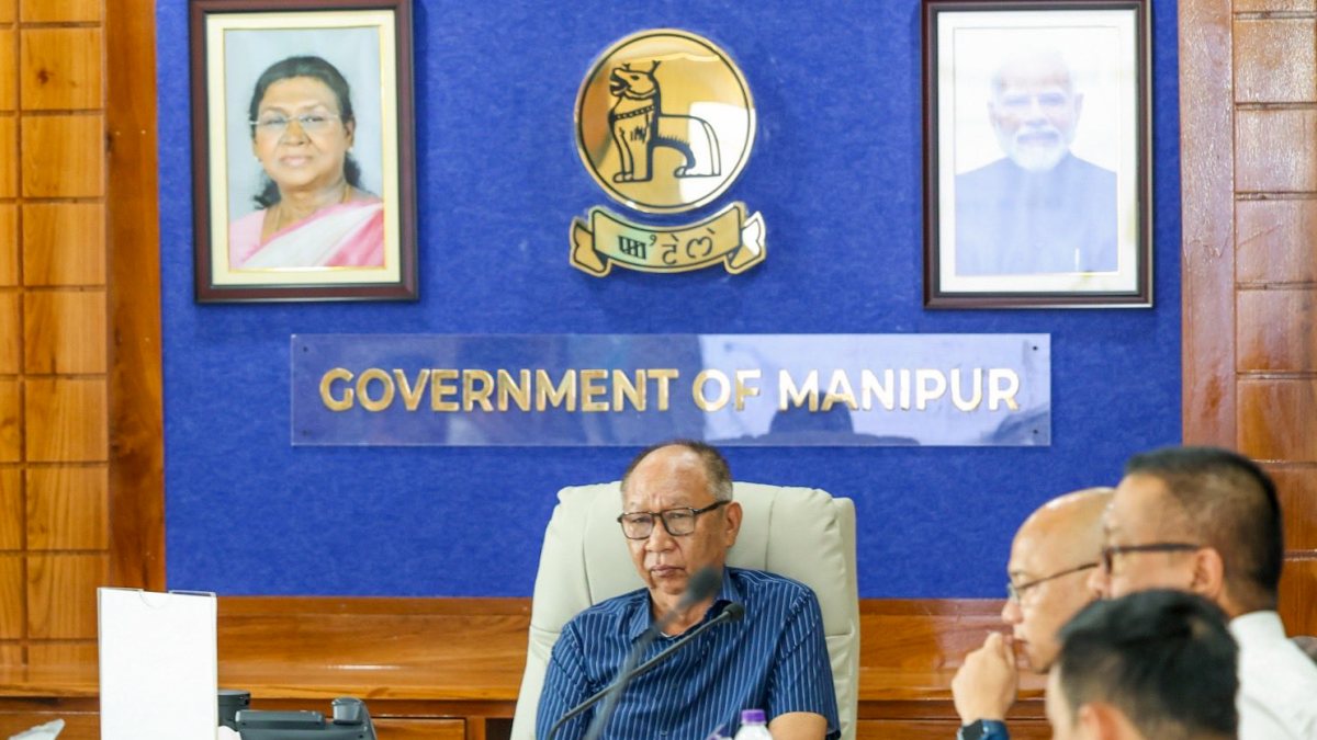 Manipur CM reviews progress of MIND project in Imphal