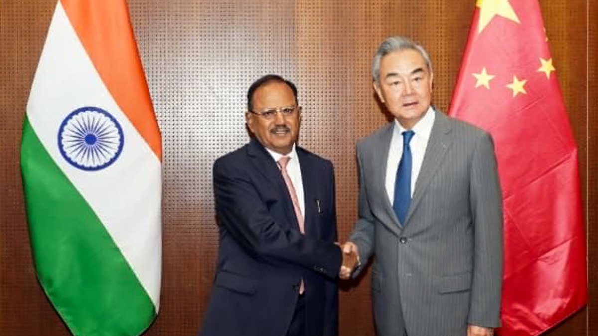 NSA Doval meets Chinese FM Wang Yi at BRICS NSA meeting