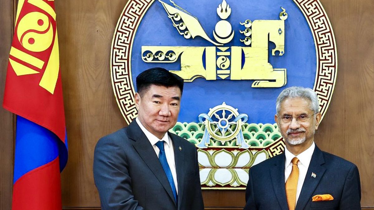 Jaishankar meets Mongolia's State Khural Speaker in Ulaanbaatar