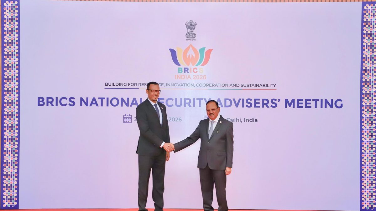 National Security Advisor (NSA) Ajit Doval welcomes the executive director of…
