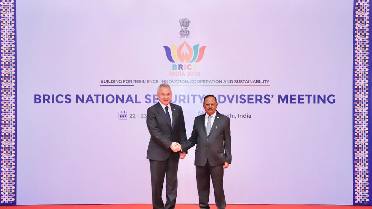 National Security Advisor (NSA) Ajit Doval welcomes Secretary of the Security…