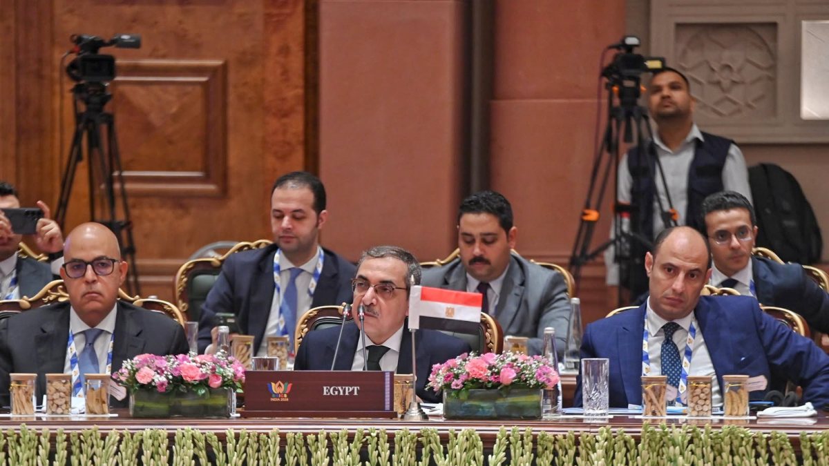 Egypt's Alaa Youssef speaks at the 16th BRICS National Security Advisers'…