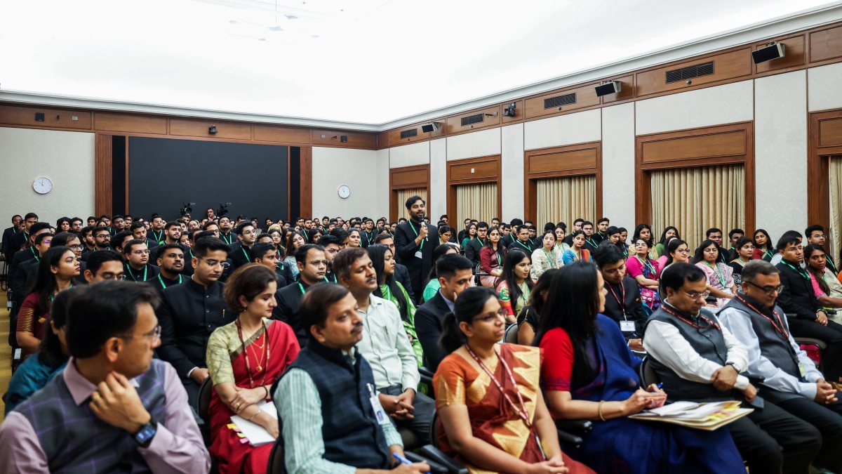 IAS officer trainee interacts with PM Modi in Delhi