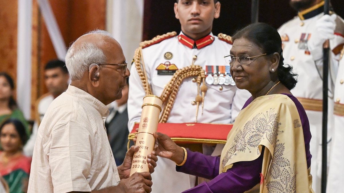 President Murmu confers Padma Vibhushan on P Narayanan