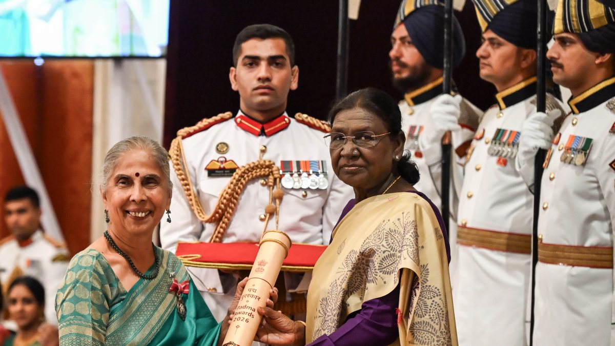 President Murmu presents Padma Shri to neonatologist Dr Armida Fernandez