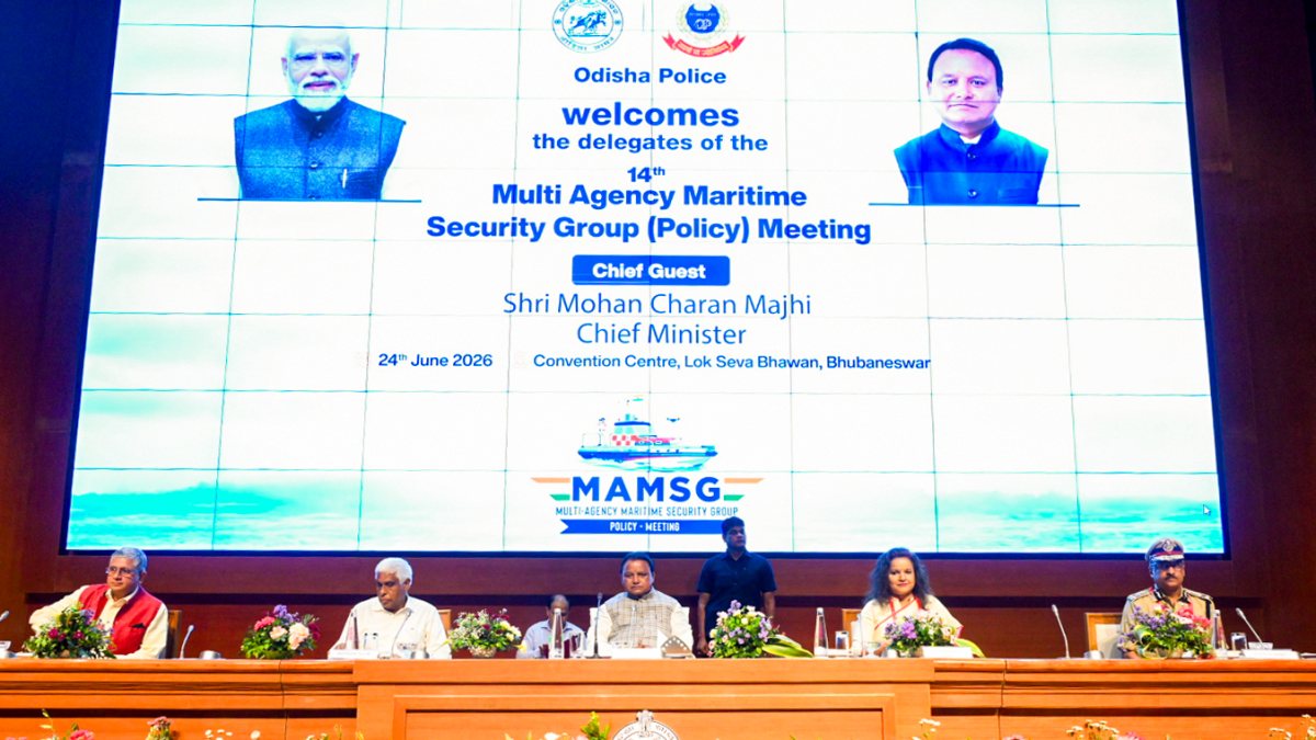 Odisha CM Majhi attends 14th maritime security meeting in Bhubaneswar