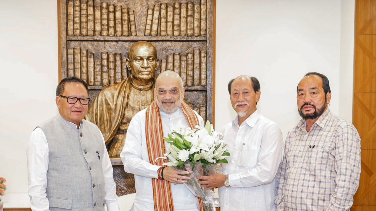 Nagaland CM Rio, deputy CMs meet Amit Shah in Delhi