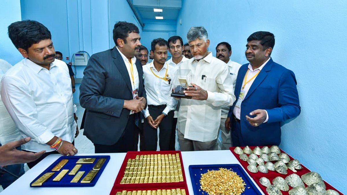 Andhra Pradesh Chief Minister N. Chandrababu Naidu, during the inauguration…