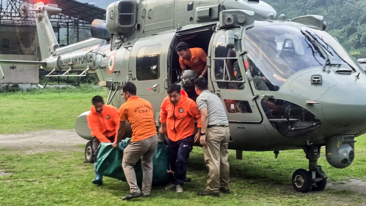 IAF helicopter deployed for flood relief in Arunachal Pradesh