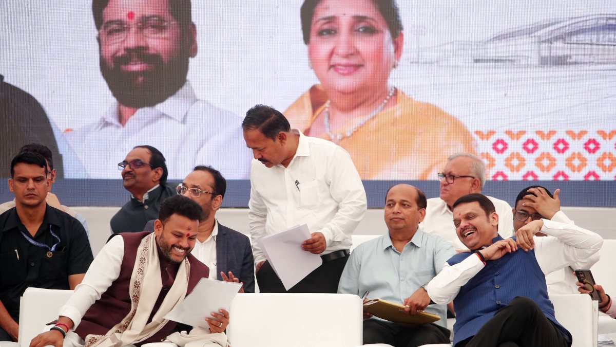 Union Civil Aviation Minister Ram Mohan Naidu and Maharashtra Chief Minister…