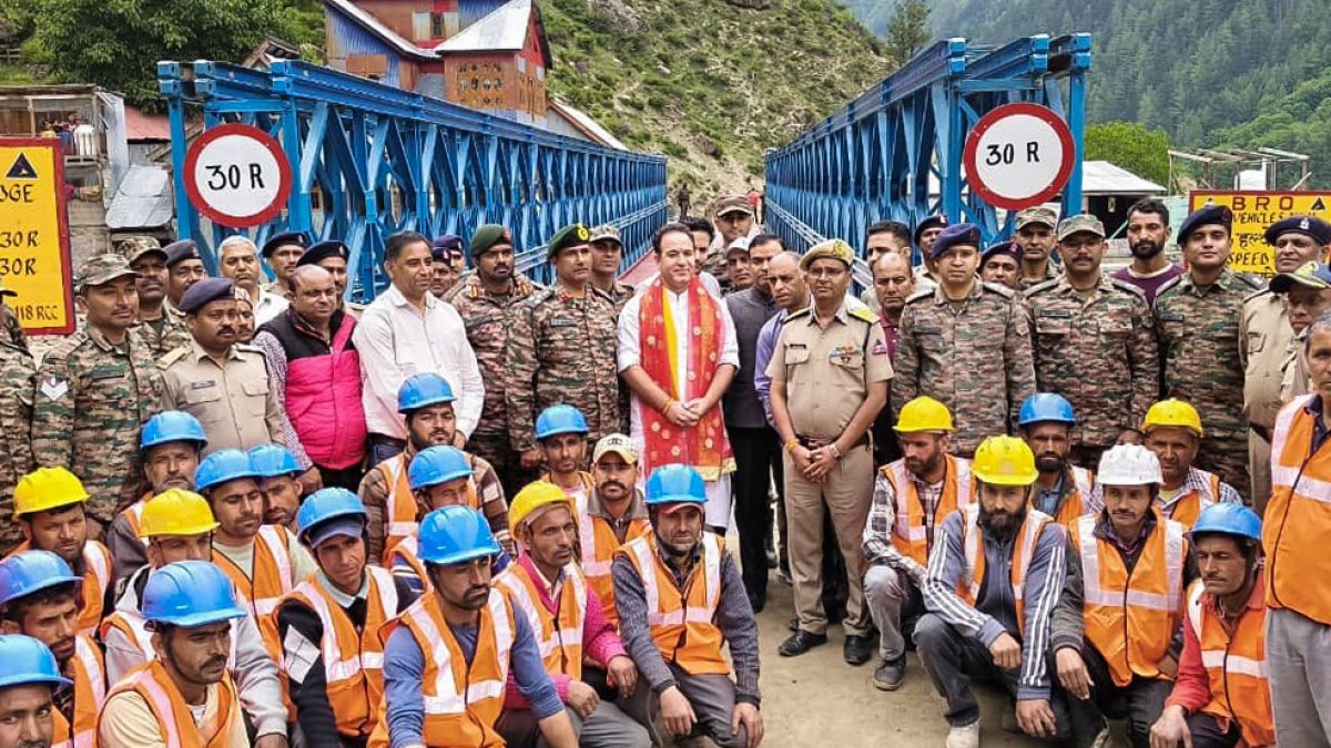 BRO inaugurates 140-foot Bailey Bridge in Kishtwar