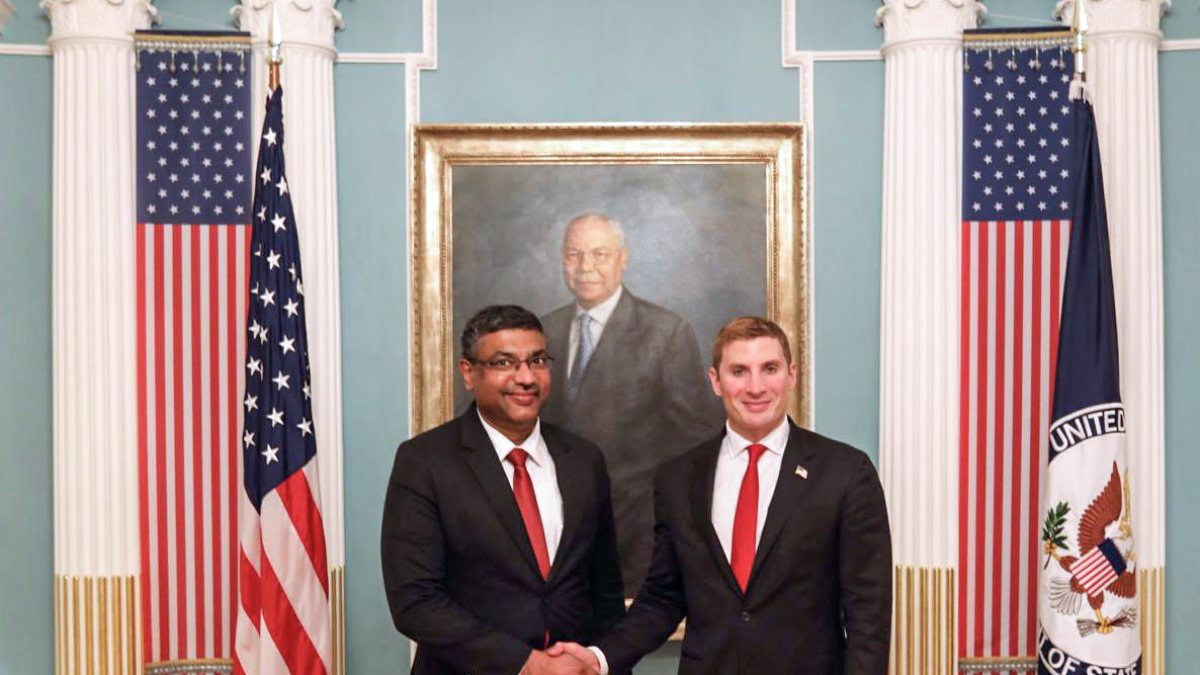MeitY secretary meets US under secretary in Washington