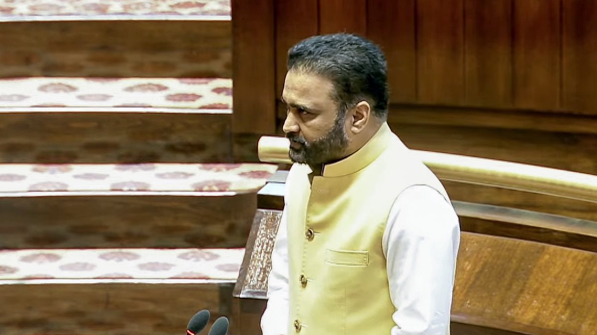 TDP MP Sana Satish Babu takes oath as Rajya Sabha member