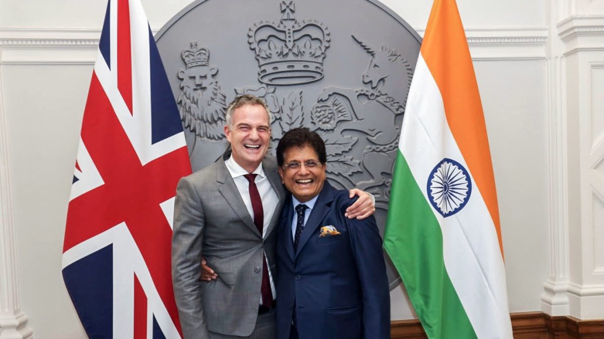 Piyush Goyal meets UK minister Peter Kyle in London