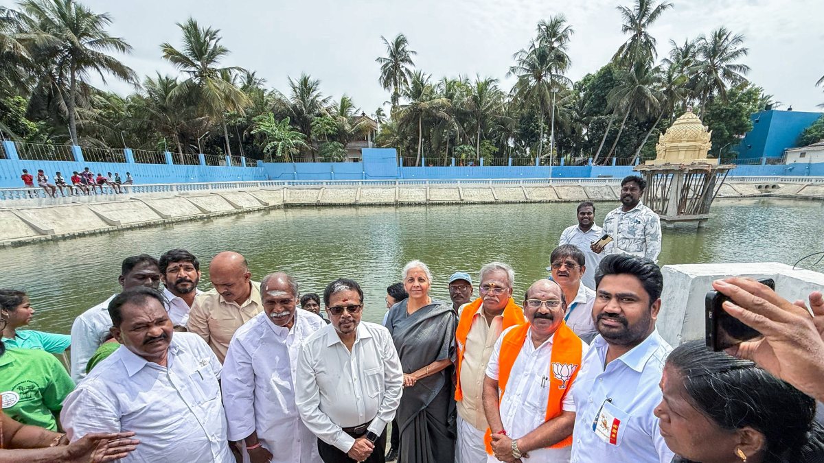 Nirmala Sitharaman inaugurates restored 400-year-old pond in Puducherry