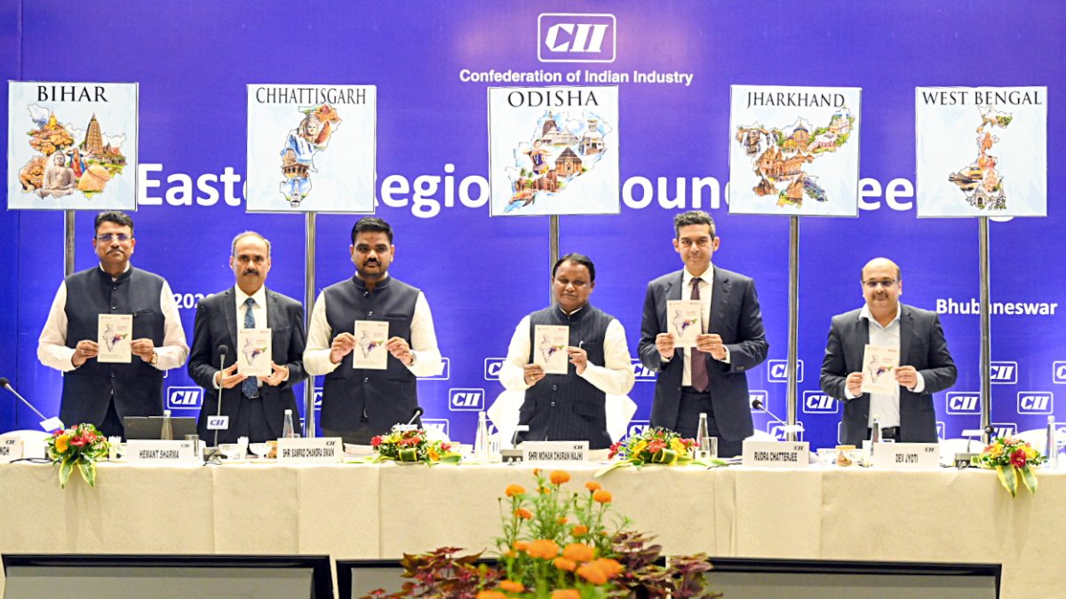 Odisha Chief Minister Mohan Charan Majhi atttends the CII Eastern Regional…
