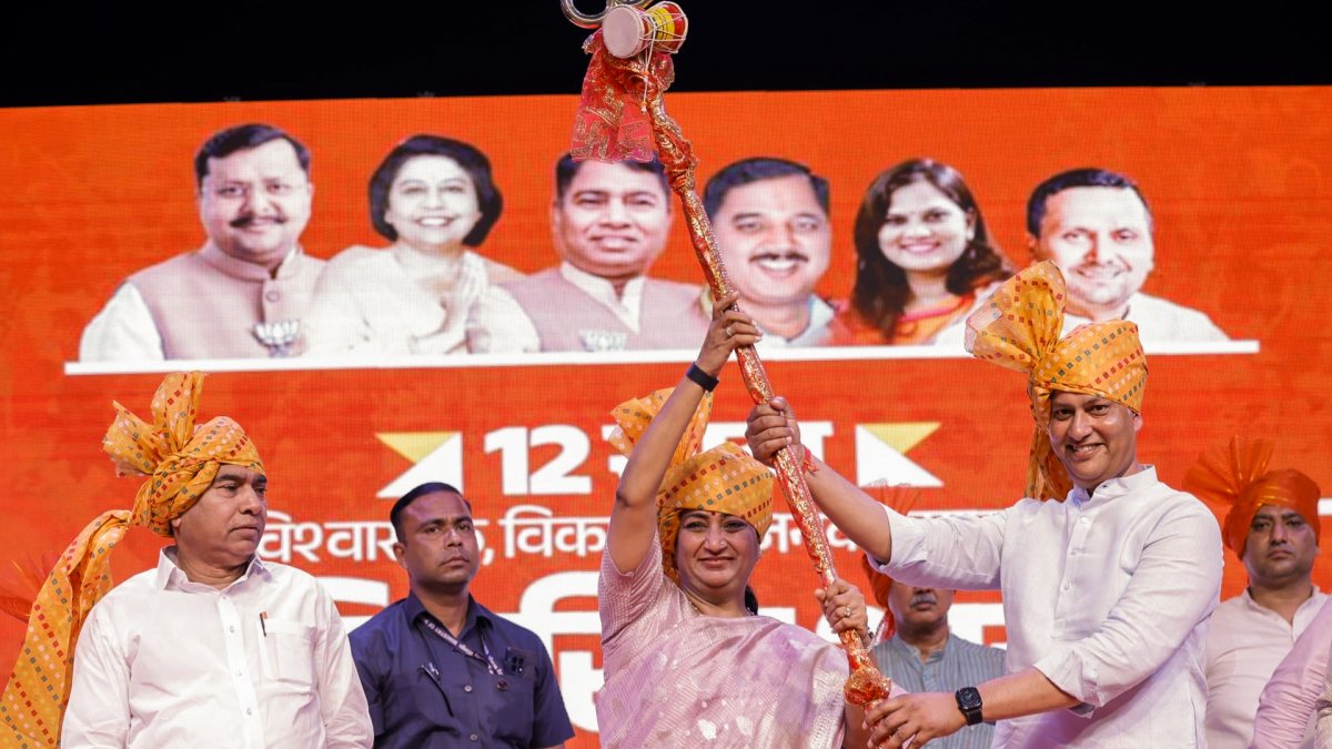 Rekha Gupta attends Viksit Bharat Sankalp Sammelan in Delhi