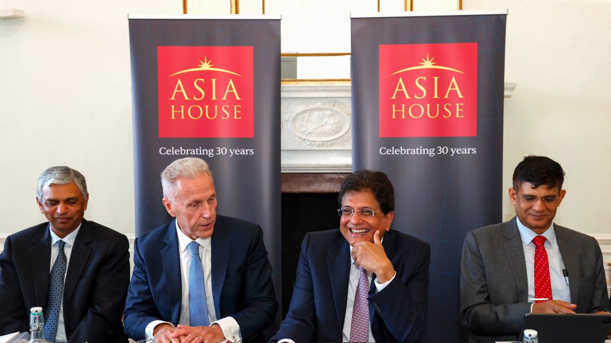 Piyush Goyal meets Asia House chief for India-UK CETA talks in London