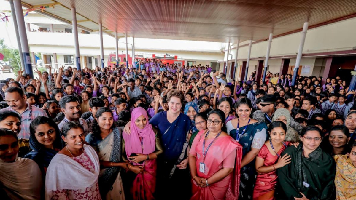 Priyanka Gandhi flags off MPLADS-funded school bus in Wayanad