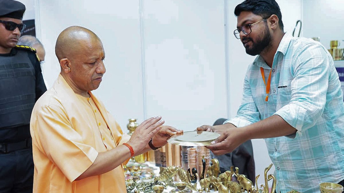 Uttar Pradesh Chief Minister Yogi Adityanath participates in the curtain raiser…