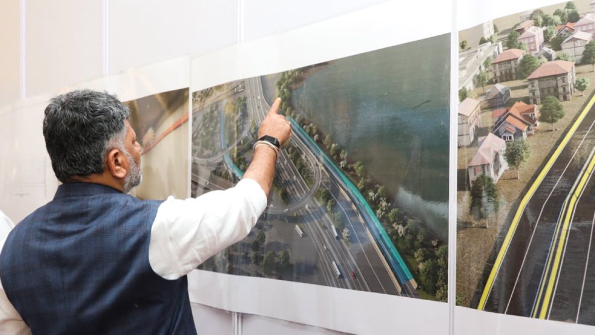 Karnataka CM lays foundation for twin tunnel in Bengaluru