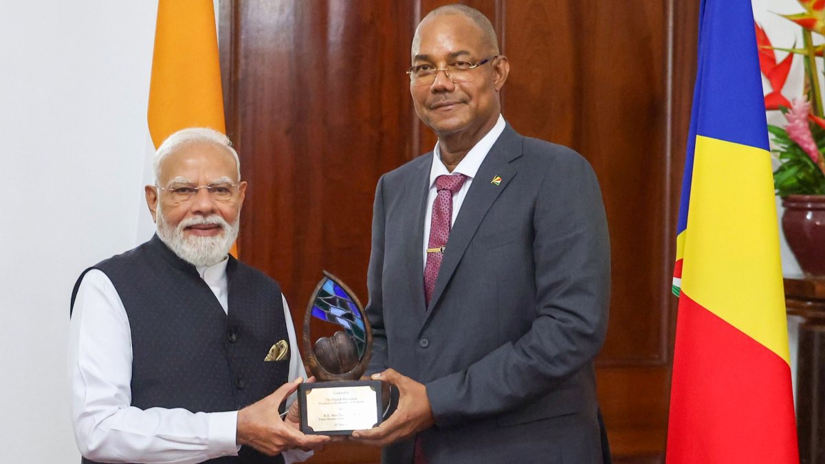 PM Modi awarded Seychelles' highest environmental honour