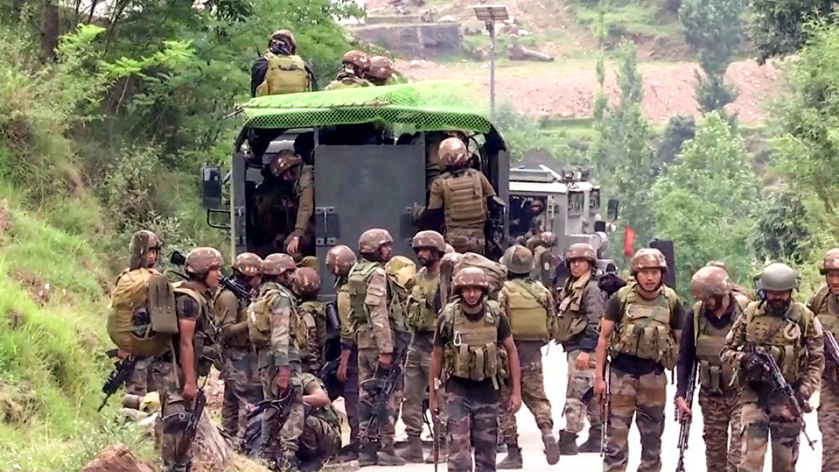 Large-scale search operation continues to track down the terrorists in the…