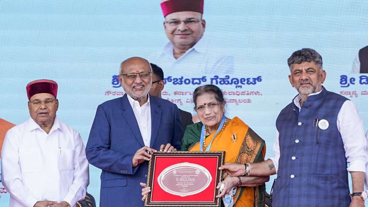 Vice President, Governor, CM attend health varsity foundation day in Bengaluru