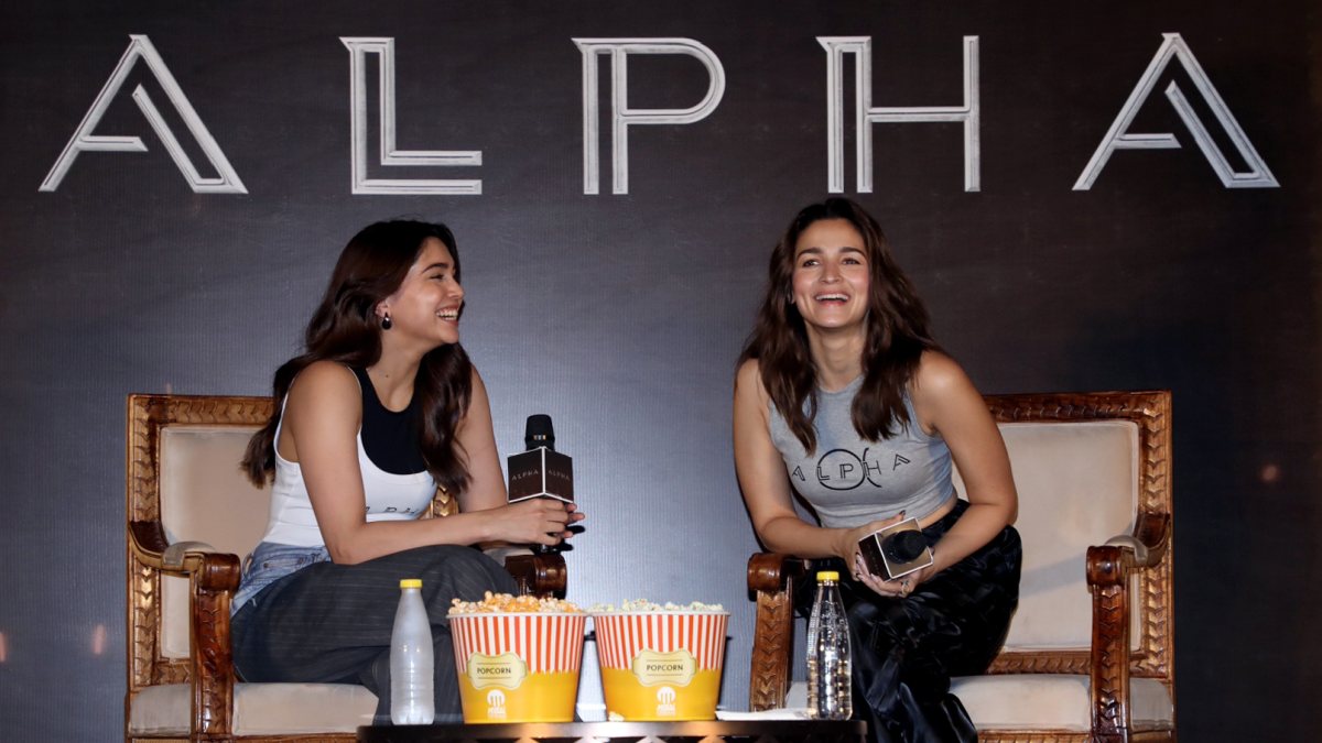Alia Bhatt and Sharvari Wagh promote 'Alpha' in Jaipur