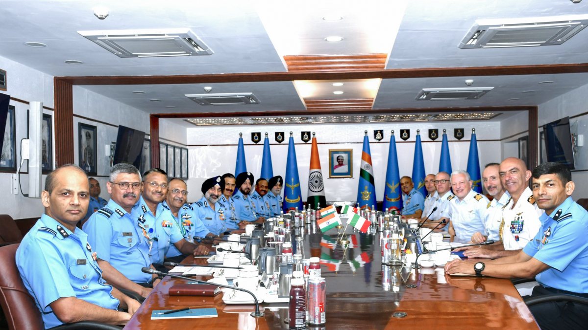 Italian air force chief meets Indian counterpart in New Delhi