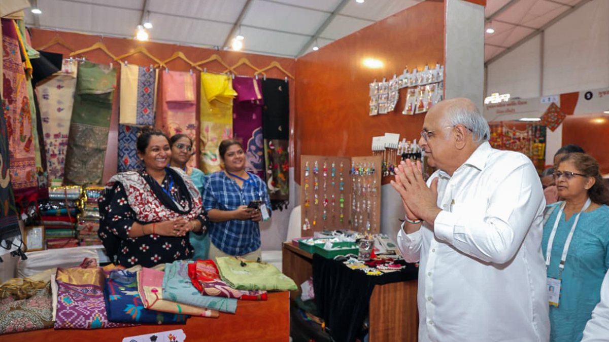 Gujarat CM Bhupendra Patel attends Vibrant Gujarat 2026 trade show