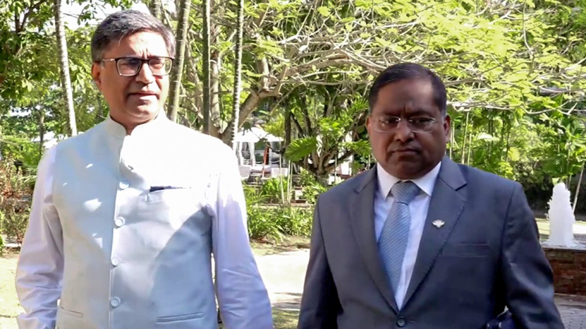Misri and Jaiswal in Victoria for foreign affairs visit