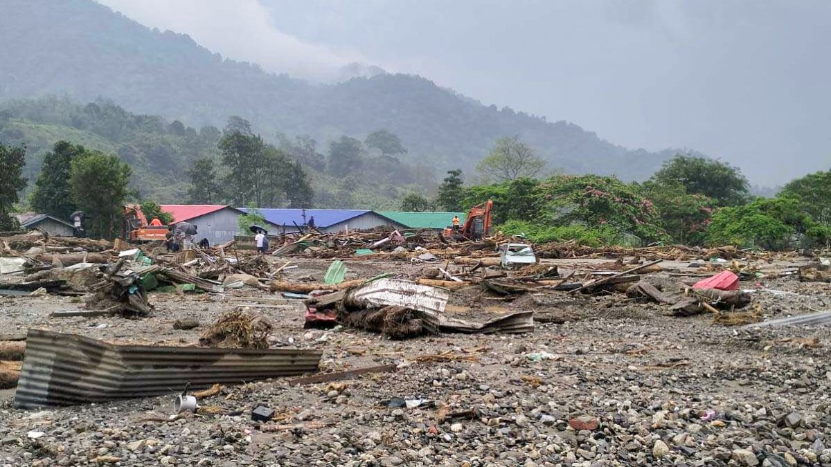 Flash flood devastates NEEPCO colony in Keyi Panyor