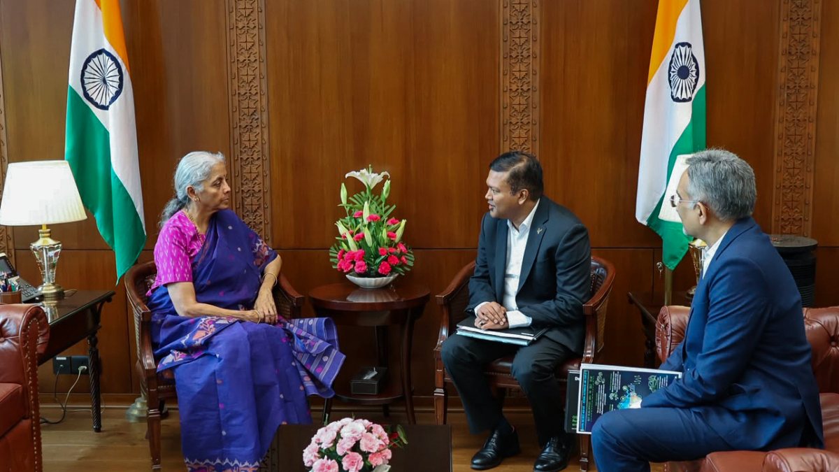 Deloitte South Asia CEO calls on Finance Minister Sitharaman