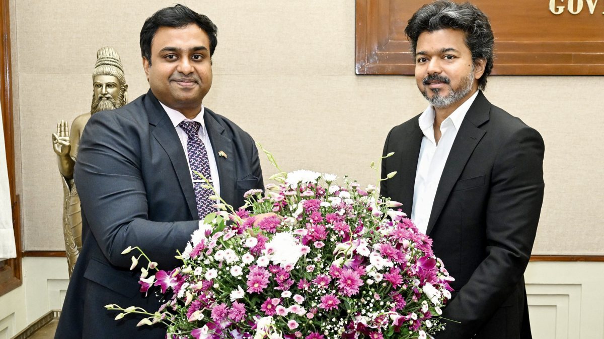 Tamil Nadu Chief Minister C. Joseph Vijay meets Deputy High Commissioner of Sri…